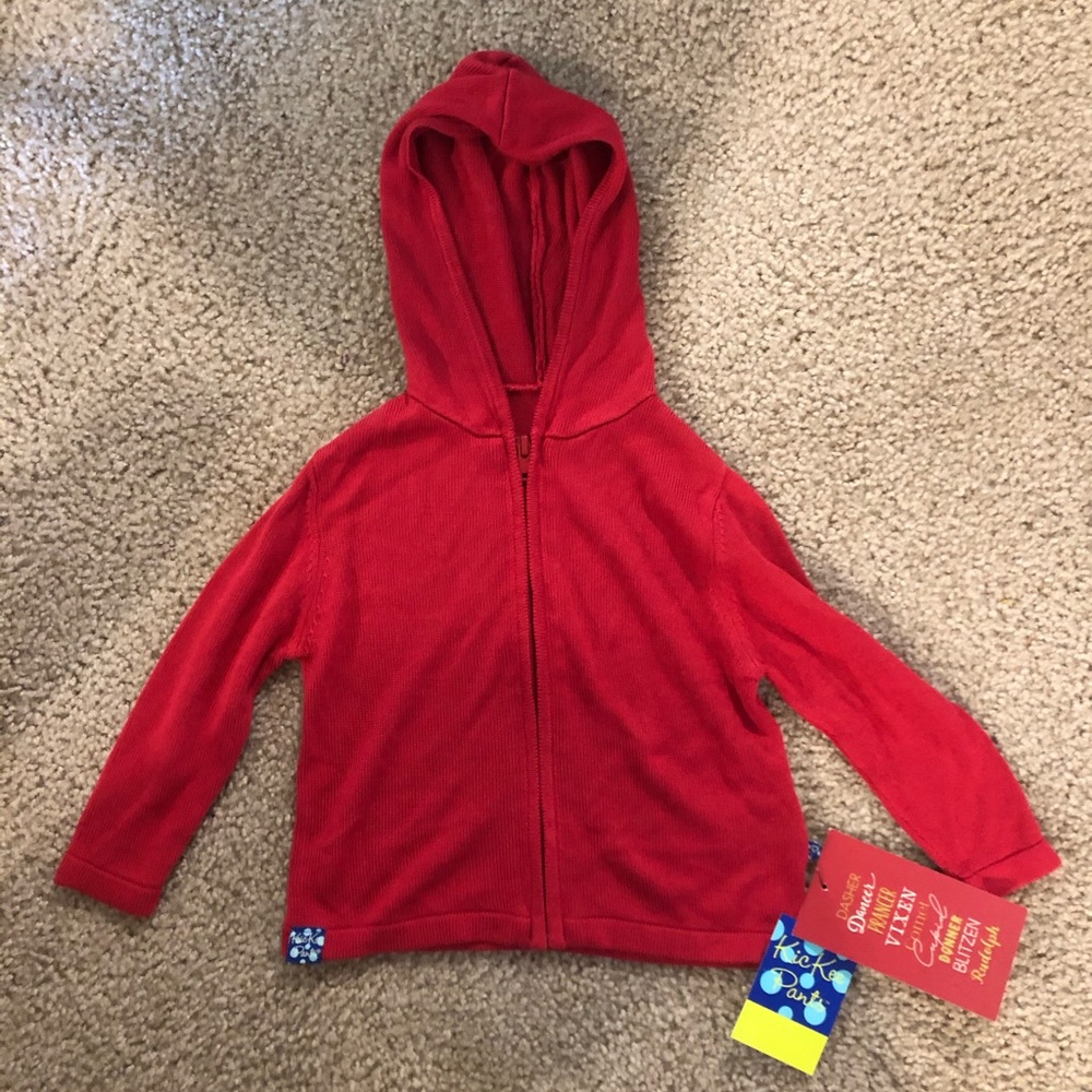 Brand new with tags Kickee Pants knit hoodie